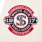MLB CHICAGO WHITE SOX RETRO CLASSICS HAUT EN MAILLE DOUBLE POUR HOMME (COQUILLE D'ŒUF/NOIR)