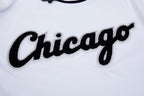 MLB CHICAGO WHITE SOX CLASSIC CHENILLE HAUT POUR HOMME (BLANC)