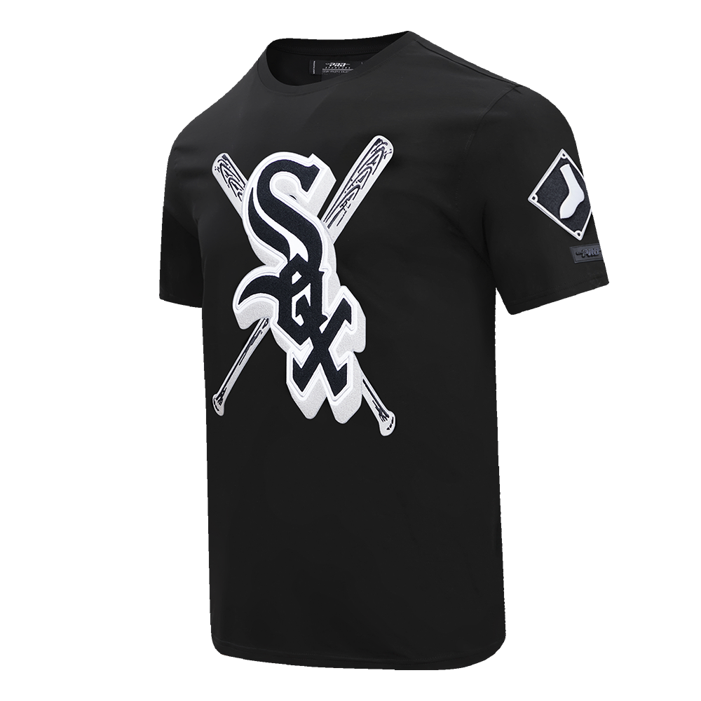 MLB CHICAGO WHITE SOX MASH UP HAUT EN JERSEY SIMPLE POUR HOMME (NOIR)