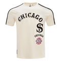 MLB CHICAGO WHITE SOX RETRO CLASSIC HAUT À RAYURES POUR HOMME (COQUILLE D'ŒUF/NOIR)