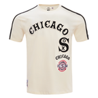 MLB CHICAGO WHITE SOX RETRO CLASSIC HAUT À RAYURES POUR HOMME (COQUILLE D'ŒUF/NOIR)