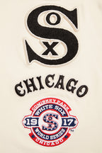 MLB CHICAGO WHITE SOX RETRO CLASSIC HAUT À RAYURES POUR HOMME (COQUILLE D'ŒUF/NOIR)
