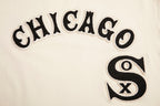 MLB CHICAGO WHITE SOX RETRO CLASSIC HAUT À RAYURES POUR HOMME (COQUILLE D'ŒUF/NOIR)