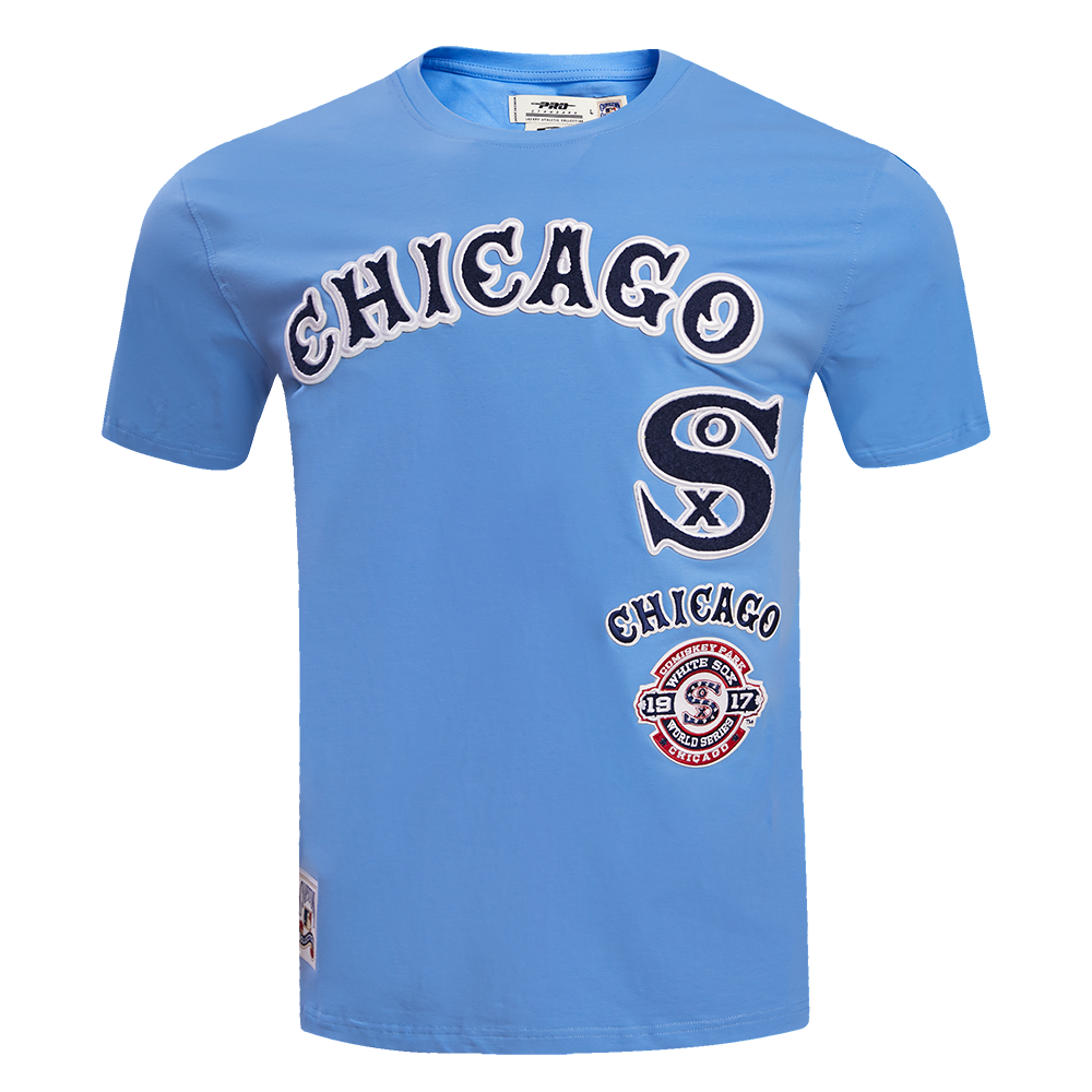 MLB CHICAGO WHITE SOX RETRO CLASSIC HAUT À RAYURES POUR HOMME (BLEU UNIVERSITÉ)
