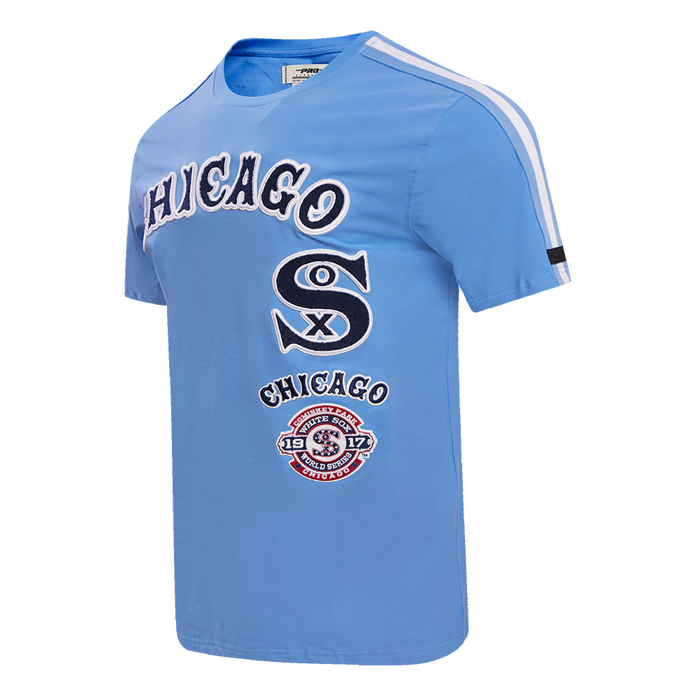 MLB CHICAGO WHITE SOX RETRO CLASSIC HAUT À RAYURES POUR HOMME (BLEU UNIVERSITÉ)