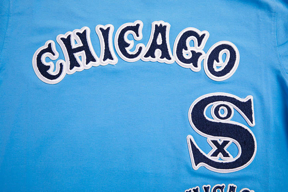 MLB CHICAGO WHITE SOX RETRO CLASSIC HAUT À RAYURES POUR HOMME (BLEU UNIVERSITÉ)