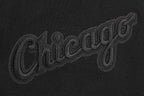 MLB CHICAGO WHITE SOX NEUTRAL HAUT EN JERSEY DE COTON À ÉPAULES TOMBANTES POUR HOMME (NOIR)