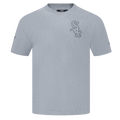 MLB CHICAGO WHITE SOX NEUTRAL HAUT EN JERSEY DE COTON À ÉPAULES TOMBANTES POUR HOMME (GRIS CHINÉ FONCÉ)