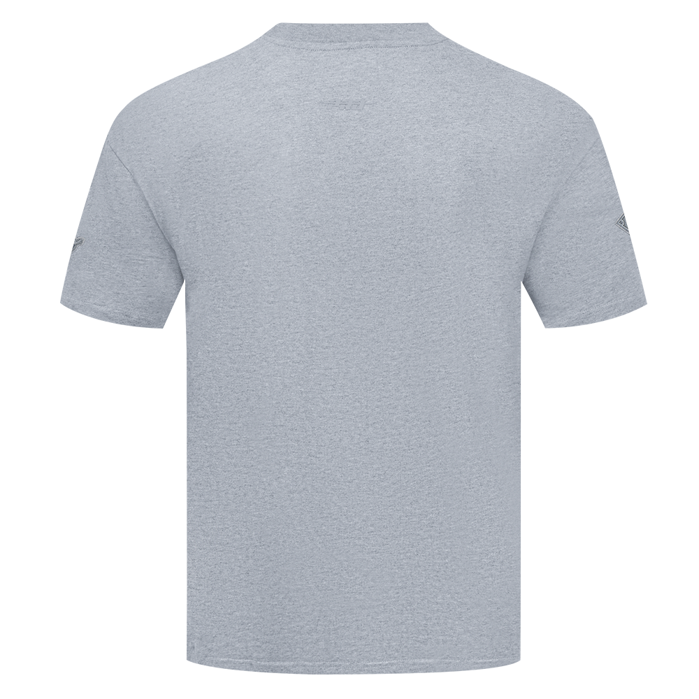 MLB CHICAGO WHITE SOX NEUTRAL HAUT EN JERSEY DE COTON À ÉPAULES TOMBANTES POUR HOMME (GRIS CHINÉ FONCÉ)