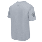 MLB CHICAGO WHITE SOX NEUTRAL HAUT EN JERSEY DE COTON À ÉPAULES TOMBANTES POUR HOMME (GRIS CHINÉ FONCÉ)
