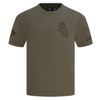MLB CHICAGO WHITE SOX NEUTRAL MEN'S  CJ DROP SHOULDER TOP (DARK TAUPE)