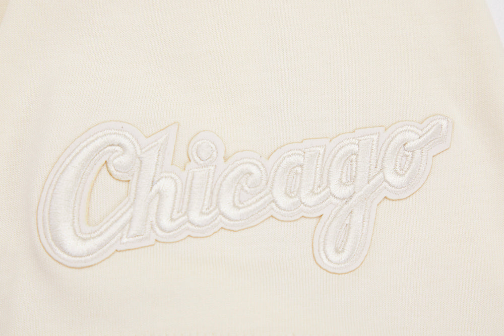MLB CHICAGO WHITE SOX NEUTRAL HAUT EN JERSEY DE COTON À ÉPAULES TOMBANTES POUR HOMME (COQUILLE D'ŒUF)