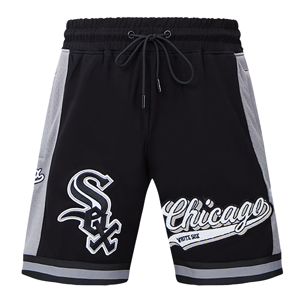 MLB CHICAGO WHITE SOX SCRIPT TAIL MEN'S DK 2.0 SHORT (BLACK/GRAY)