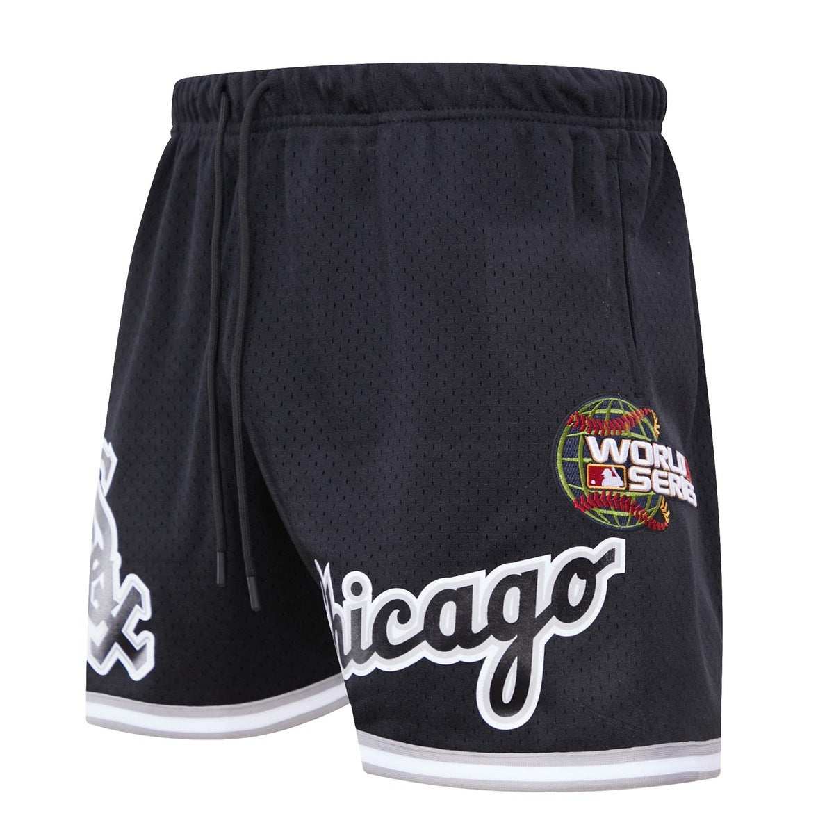 MLB CHICAGO WHITE SOX LOGO MEN'S MESH SHORT (BLACK)