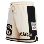 MLB CHICAGO WHITE SOX RETRO CLASSIC SHORT 2.0 POUR HOMME (COQUILLE D'ŒUF/NOIR)