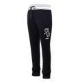 MLB CHICAGO WHITE SOX SCRIPT TAIL PANTALON OUATÉ EN MOLLETON CÔTELÉ POUR HOMME (NOIR/GRIS)