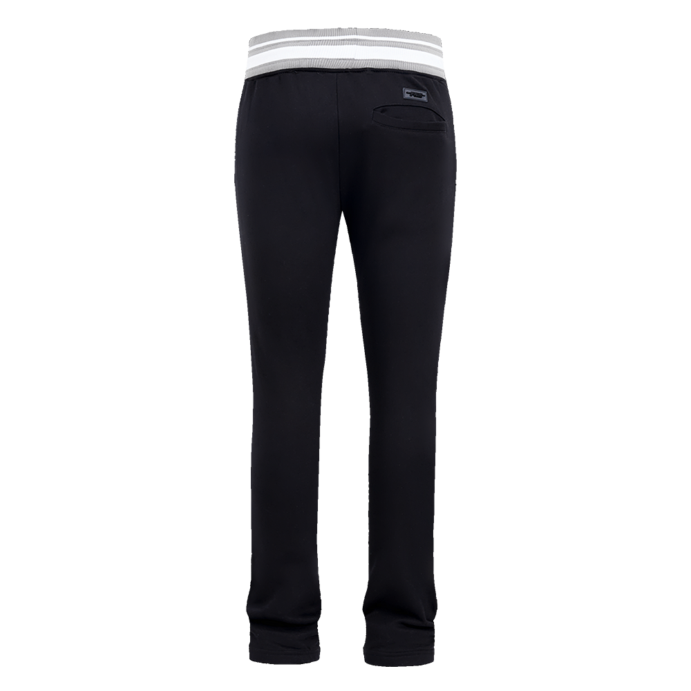 MLB CHICAGO WHITE SOX SCRIPT TAIL PANTALON OUATÉ EN MOLLETON CÔTELÉ POUR HOMME (NOIR/GRIS)