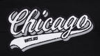 MLB CHICAGO WHITE SOX SCRIPT TAIL PANTALON OUATÉ EN MOLLETON CÔTELÉ POUR HOMME (NOIR/GRIS)