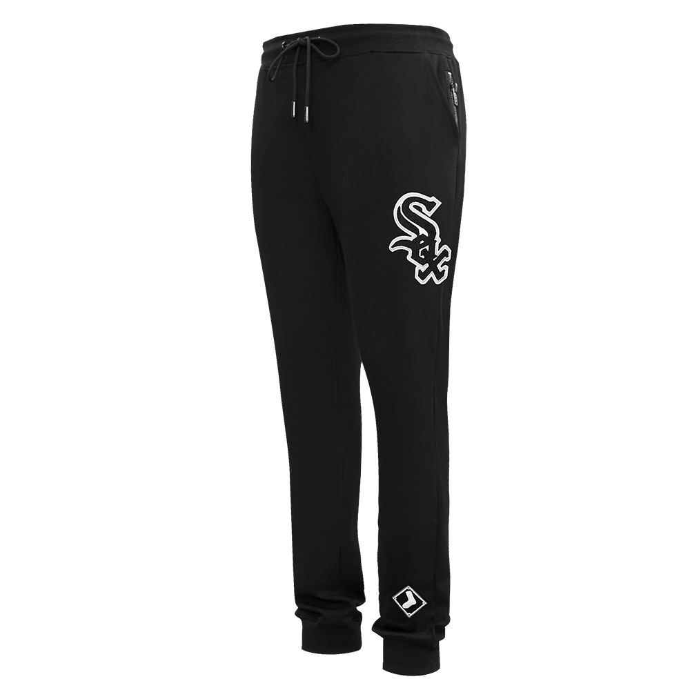 MLB CHICAGO WHITE SOX CLASSIC CHENILLE PANTALON JOGGER POUR HOMME (NOIR)