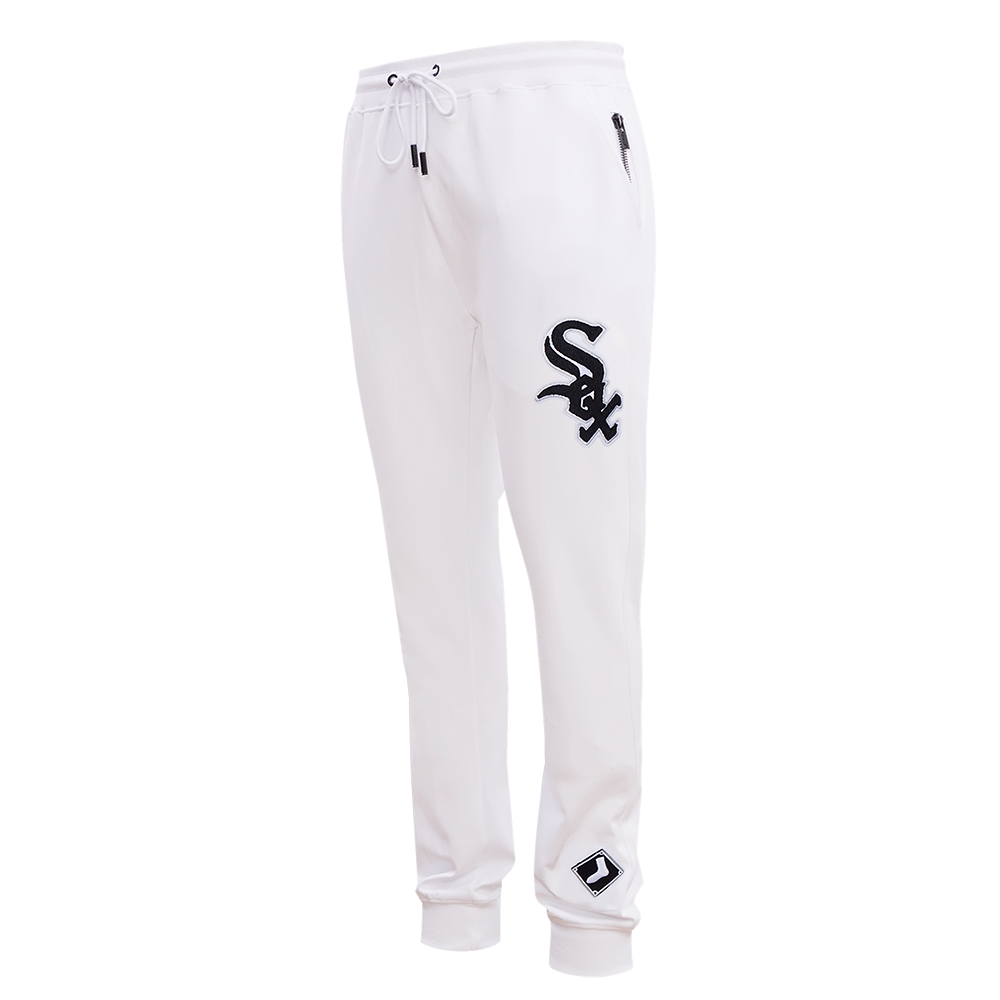 MLB CHICAGO WHITE SOX CLASSIC CHENILLE MEN'S JOGGER (WHITE)