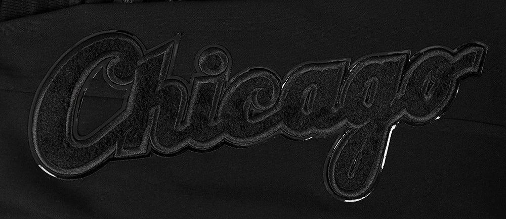 MLB CHICAGO WHITE SOX TRIPLE BLACK PANTALON JOGGER À LOGO POUR HOMME (NOIR)