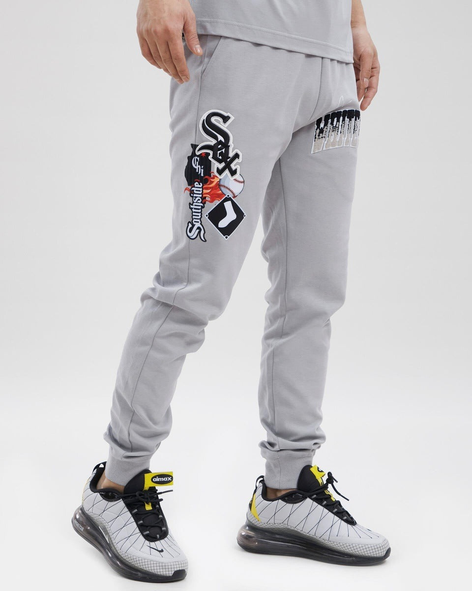 MLB CHICAGO WHITE SOX PANTALON JOGGER HOMETOWN POUR HOMME (GRIS)