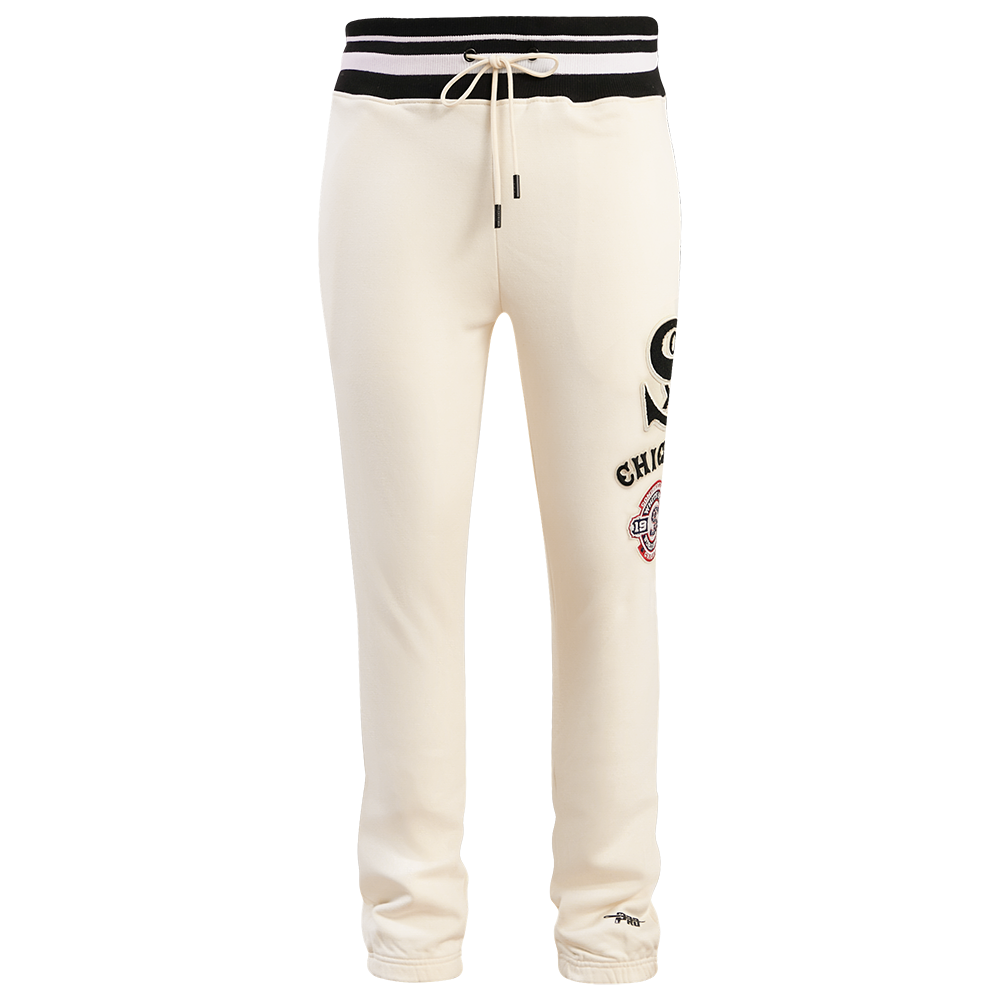 MLB CHICAGO WHITE SOX RETRO CLASSIC MEN'S SWEATPANT (EGGSHELL/BLACK)