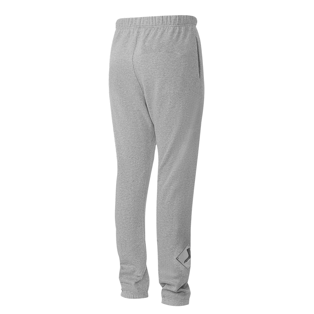 MLB CHICAGO WHITE SOX NEUTRAL PANTALON OUATÉ EN MOLLETON POUR HOMME (GRIS CHINÉ FONCÉ)