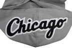 MLB CHICAGO WHITE SOX CLASSIC CHENILLE CHANDAIL À CAPUCHON POUR HOMME (GRIS)