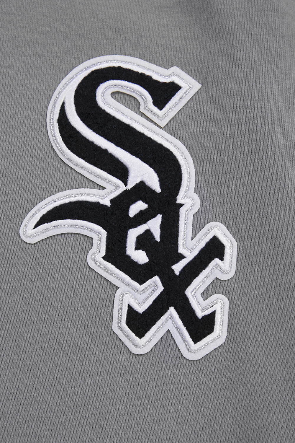 MLB CHICAGO WHITE SOX CLASSIC CHENILLE CHANDAIL À CAPUCHON POUR HOMME (GRIS)