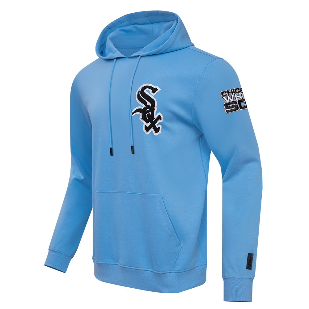 MLB CHICAGO WHITE SOX CLASSIC CHENILLE MEN'S PULLOVER HOODIE (UNIVERSITY BLUE)