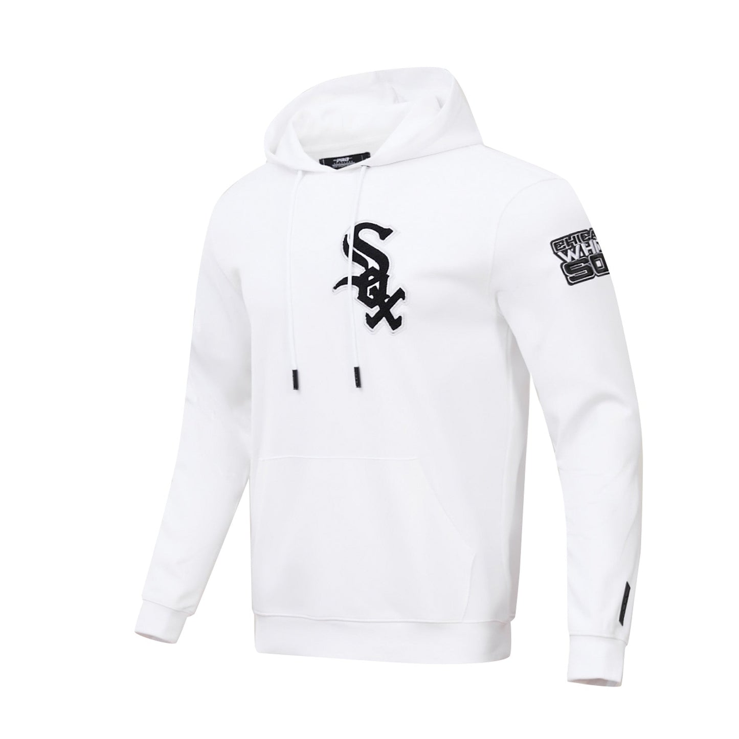 MLB CHICAGO WHITE SOX CLASSIC CHENILLE MEN'S PULLOVER HOODIE (WHITE)