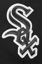 MLB CHICAGO WHITE SOX SCRIPT TAIL MEN'S RIB FLC PO HOODIE (BLACK/GRAY)