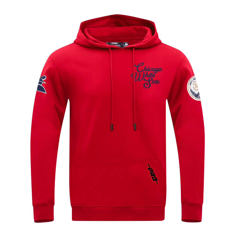 MLB CHICAGO WHITE SOX SOUVENIR MEN'S FLC PO HOODIE (RED)