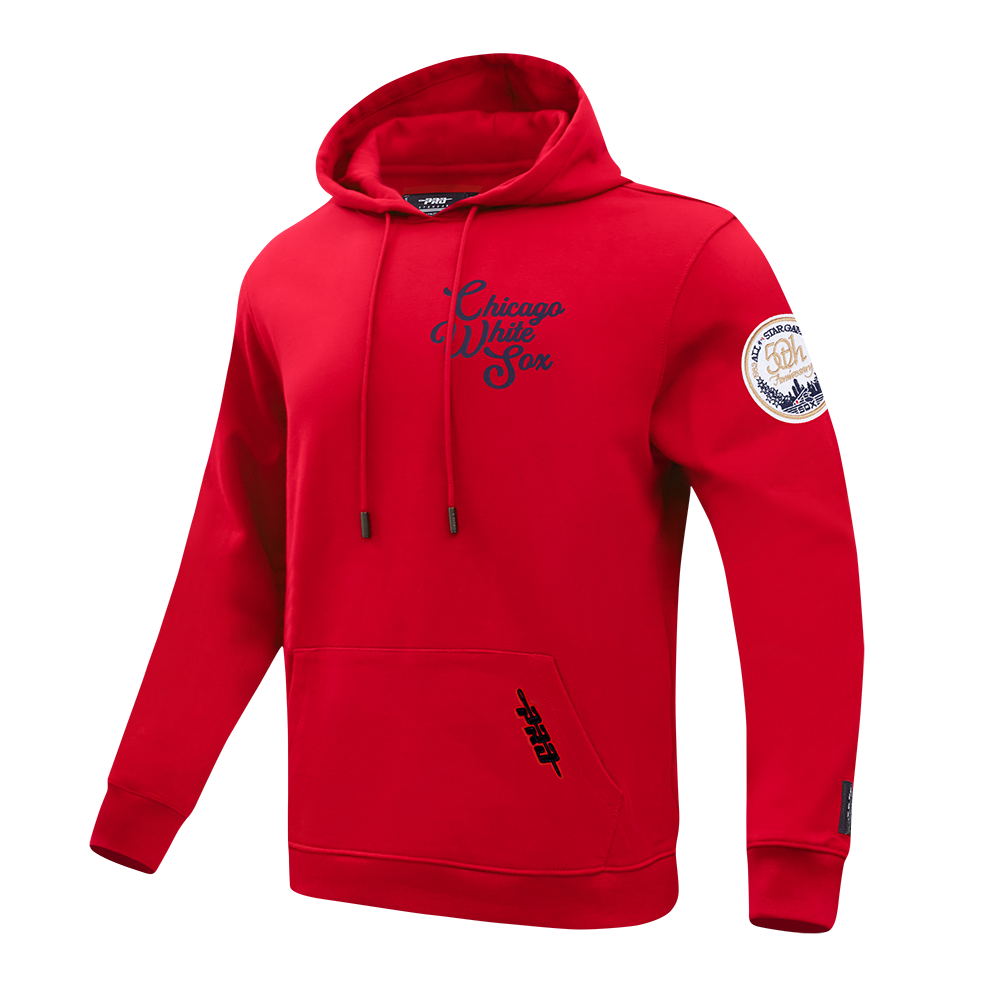 MLB CHICAGO WHITE SOX SOUVENIR MEN'S FLC PO HOODIE (RED)