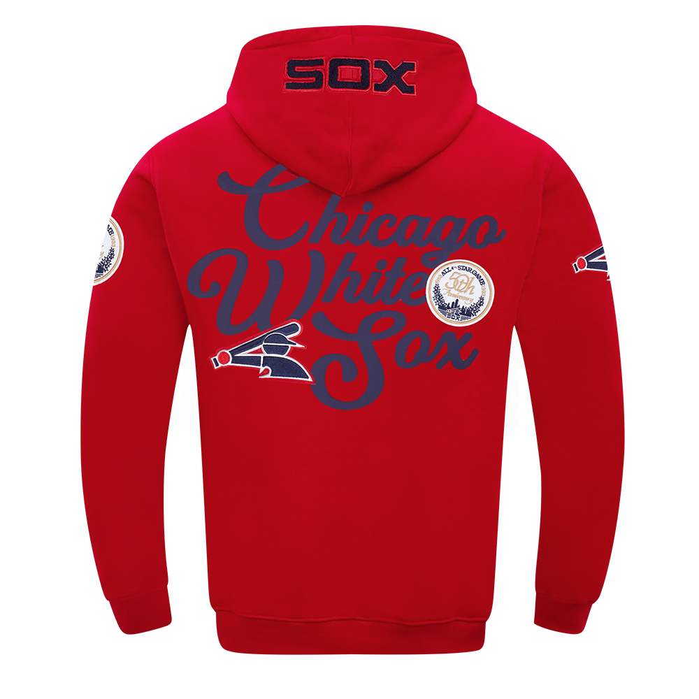 MLB CHICAGO WHITE SOX SOUVENIR MEN'S FLC PO HOODIE (RED)