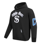 MLB CHICAGO WHITE SOX BEST OF CHANDAIL À CAPUCHON EN MOLLETON À ÉPAULES TOMBANTES POUR HOMME (NOIR)