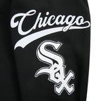 MLB CHICAGO WHITE SOX LIVING LARGE CHANDAIL À CAPUCHON EN MOLLETON À ÉPAULES TOMBANTES POUR HOMME (NOIR)