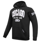 MLB CHICAGO WHITE SOX CITY ARCH CHANDAIL À CAPUCHON EN MOLLETON POUR HOMME (NOIR)
