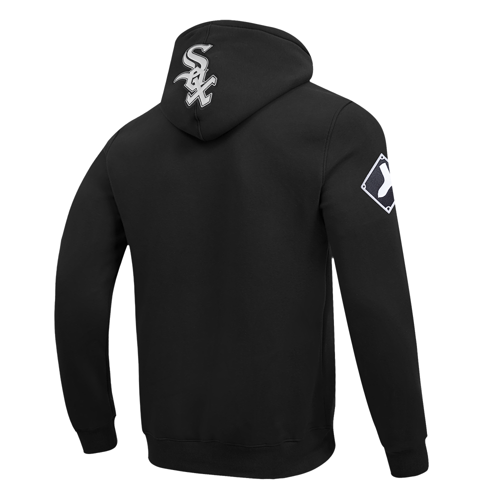 MLB CHICAGO WHITE SOX CITY ARCH CHANDAIL À CAPUCHON EN MOLLETON POUR HOMME (NOIR)