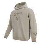 MLB CHICAGO WHITE SOX WINGSPAN MEN'S DROP SHOULDER FLC PO HOODIE v2 (TAUPE)