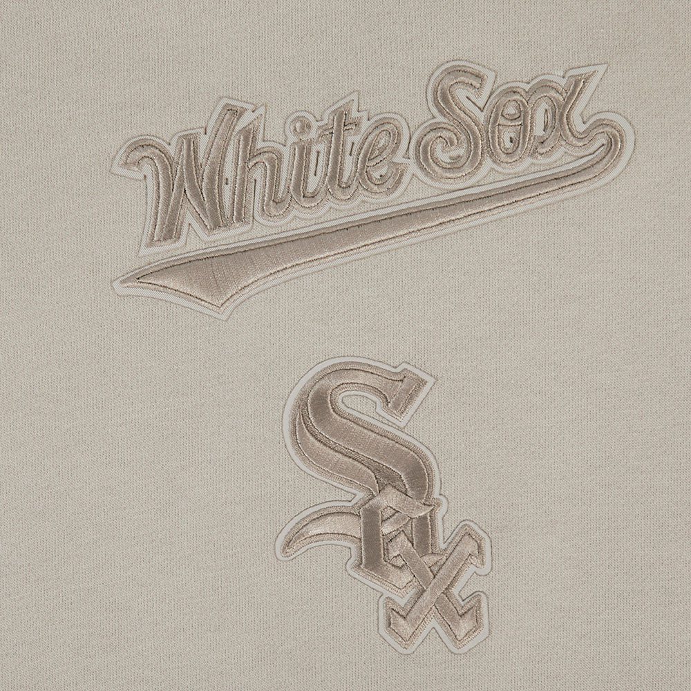 MLB CHICAGO WHITE SOX WINGSPAN MEN'S DROP SHOULDER FLC PO HOODIE v2 (TAUPE)