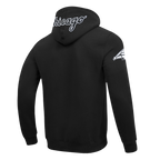 MLB CHICAGO WHITE SOX CLASSIC CHENILLE CHANDAIL À CAPUCHON EN MAILLE DOUBLE POUR HOMME (NOIR)
