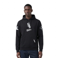 MLB CHICAGO WHITE SOX CLASSIC CHENILLE CHANDAIL À CAPUCHON EN MAILLE DOUBLE POUR HOMME (NOIR)