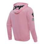 MLB CHICAGO WHITE SOX CLASSIC CHENILLE MEN'S FULL ZIP PULLOVER HOODIE (PINK)