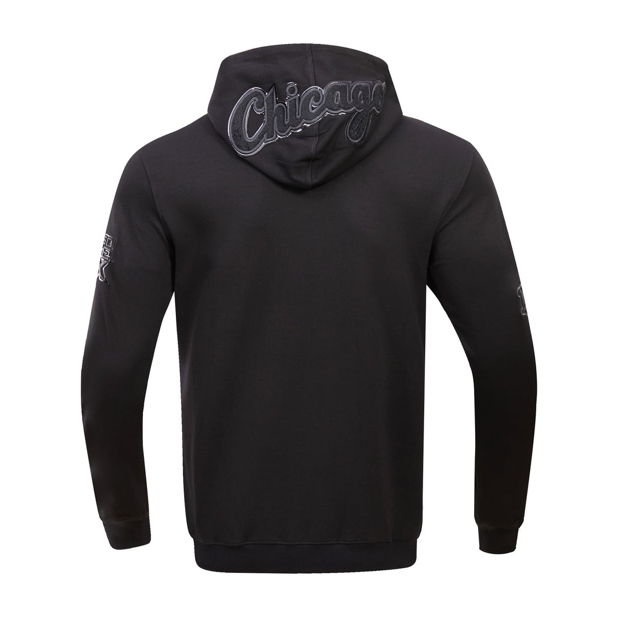 MLB CHICAGO WHITE SOX TRIPLE BLACK CHANDAIL À CAPUCHON À GLISSIÈRE (NOIR)