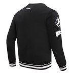 MLB CHICAGO WHITE SOX MASH UP MEN'S RIB FLC CREWNECK (BLACK/GRAY)