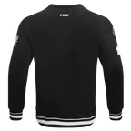 MLB CHICAGO WHITE SOX MASH UP MEN'S RIB FLC CREWNECK (BLACK/GRAY)