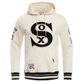 MLB CHICAGO WHITE SOX RETRO CLASSIC CHANDAIL À CAPUCHON POUR HOMME (COQUILLE D'ŒUF/NOIR)