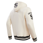 MLB CHICAGO WHITE SOX RETRO CLASSIC CHANDAIL À CAPUCHON POUR HOMME (COQUILLE D'ŒUF/NOIR)